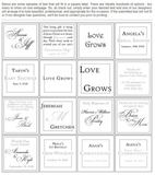 Plantable Favor with Vellum Envelope & Personalized Label - Set of 25