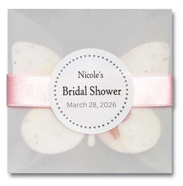 Plantable Paper Favor with Ribbon Wrap - Set of 25