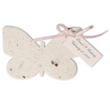 Large Butterfly or Dragonfly Favor with Ribbon & Tag - Set of 25