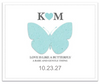 Plantable Favor Card Butterfly Theme - Set of 25