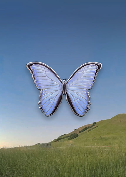 Enamel Pin - Blue Morpho