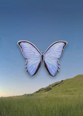 Enamel Pin - Blue Morpho