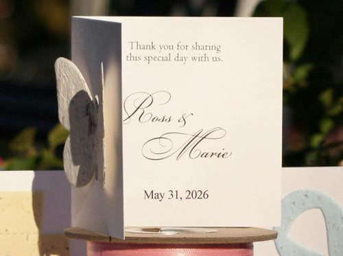 Plantable Paper Folded Card Design #3 - Set of 25