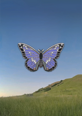 Enamel Pin - Purple Emperor