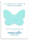 Plantable Paper on a Custom Designed Flat Card - Set of 25