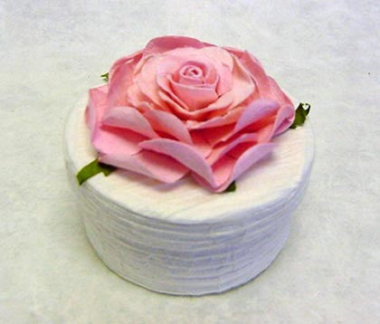 Decorative Floral Mini Box - Rose