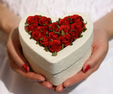 Handmade Floral Box - Small Heart