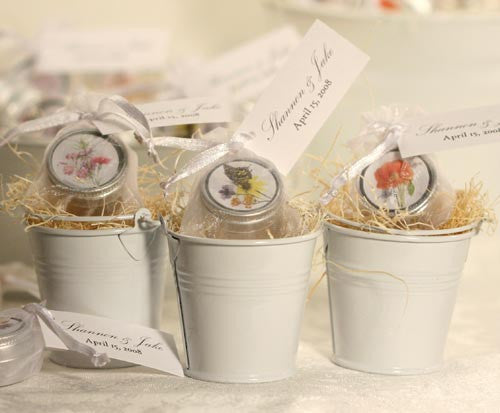 Mini Seed Tin With Pouch & Personalized Tag - Set of 12