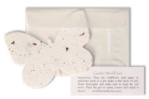Plantable Paper Favors